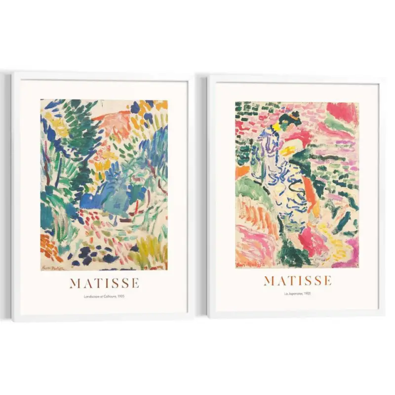 Set poster met lijst - Matisse Gardens Quantité Limitée