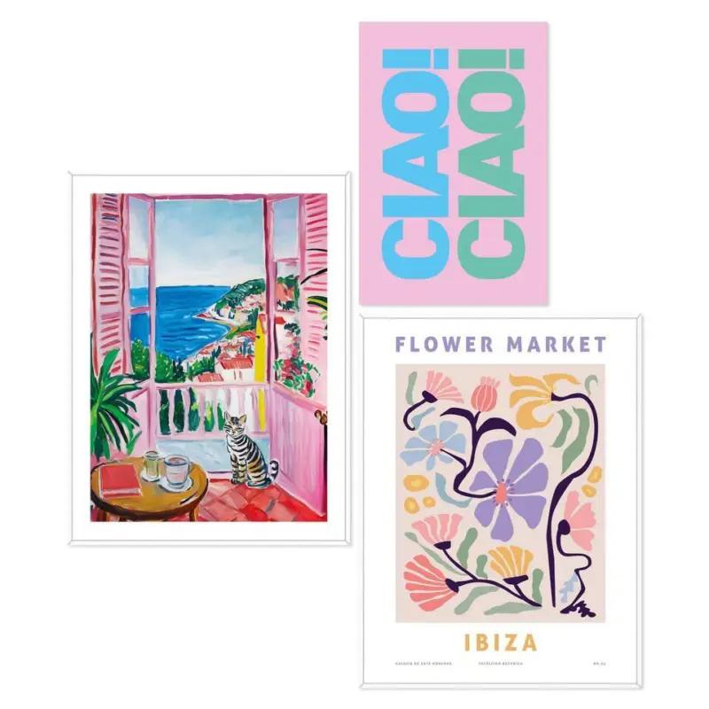 Set poster met lijst - Zomer aan Zee Acheter Direct