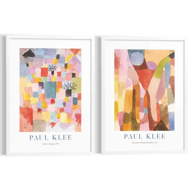 Set poster met lijst - Paul Klee Certifié