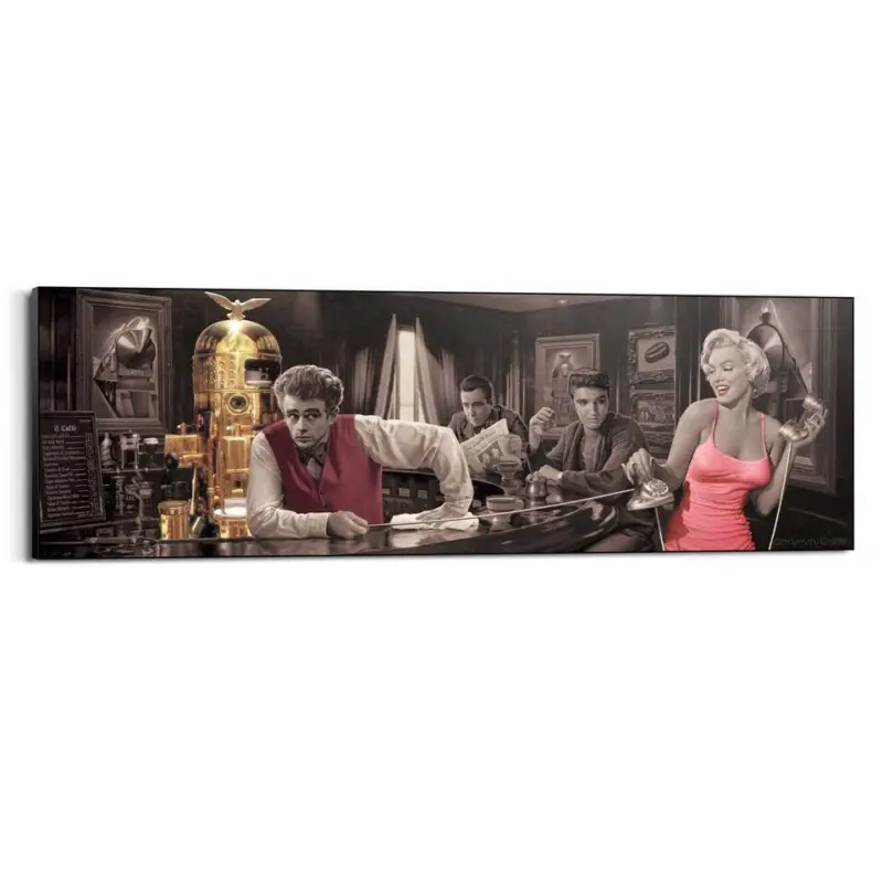 Authentique Schilderij Chris Consani - java dreams - 52 x 156 - Bont