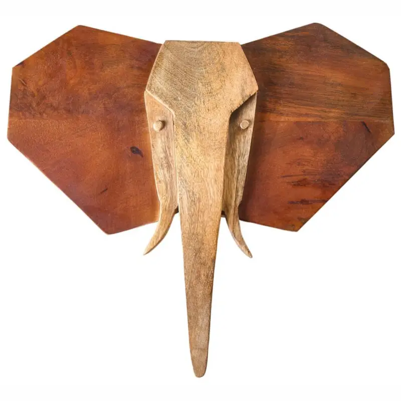 GAOURA - Wanddecoratie - Bruin - Mangohout Prix Réduit