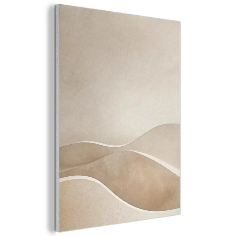 Akoestisch Schilderij 70x100 cm Beige - Natuur - Abstract - Modern Top Vente