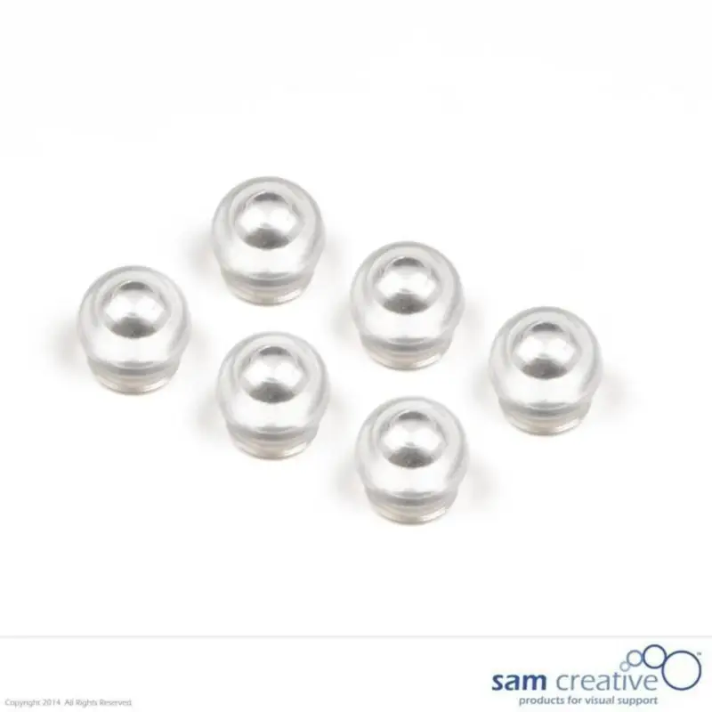 Marque Bolmagneten Extra Sterk 15mm transparant