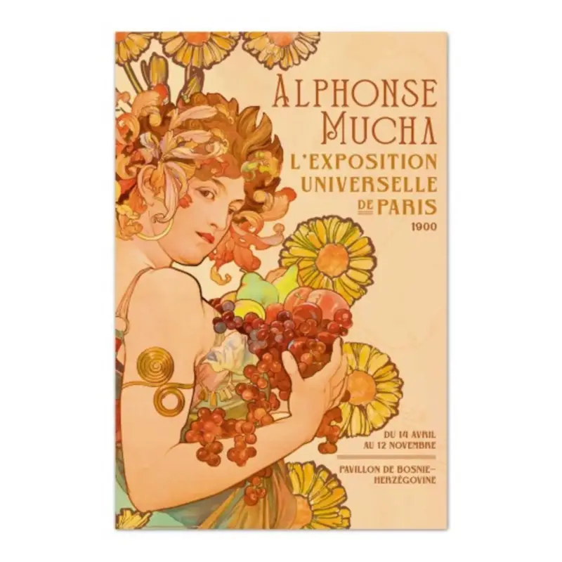 Dernier Modèle Poster Alphonse Mucha - F. Champenois 61x91,5cm
