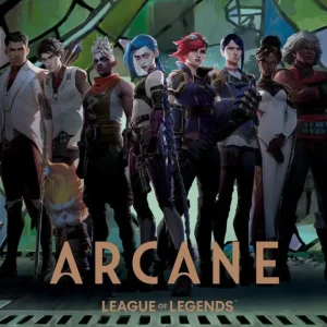 Poster Arcane - Characters in Zaun Arcade 61x91,5cm Prix Bas