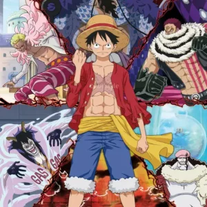 Certifié Poster One Piece - Luffy vs New World 91,5x61cm