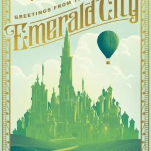 Poster Wicked - Emerald City 61x91,5cm Dernier Modèle