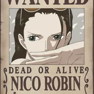 Expédition Rapide Poster One Piece - Wanted Nico Robin Wano 38x52cm