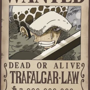 Retour Gratuit Poster One Piece - Wanted Law Wano 61x91,5cm