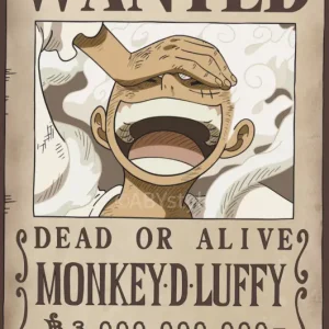 Soldes Poster One Piece - Wanted Luffy Wano 61x91,5cm