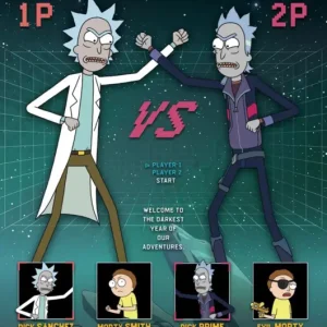 Dernier Modèle Poster Rick and Morty - Showdown 61x91,5cm