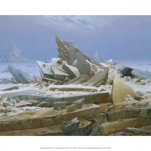 Kunstdruk Caspar David Friedrich Das Eismeer 40x30cm Solde