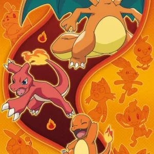 Meilleure Vente Poster Pokémon - Fire Type 61x91,5cm
