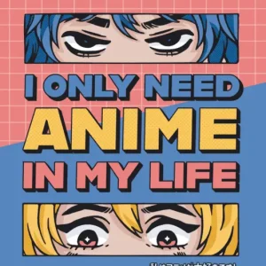 Livraison Gratuite Poster All I need is Anime 61x91,5cm