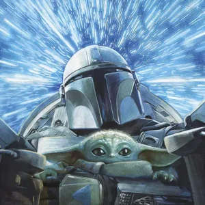 Solde Poster Star Wars - The Mandalorian - Hyperspace 61x91,5cm