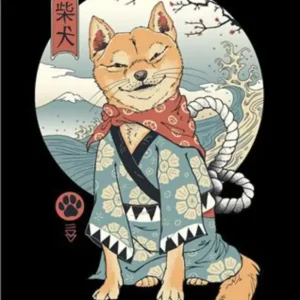 Poster Vincent Trinidad - Shiba Inu 40x50cm Commander Vite