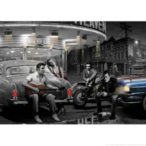 Kunstdruk Chris Consani - Legendary Crossroads 60x80cm Vente Flash