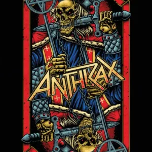 Certifié Poster Anthrax - Evil Kings 61x91,5cm