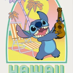 Bon Plan Poster Stitch - Hawaii Club Surf 61x91,5cm