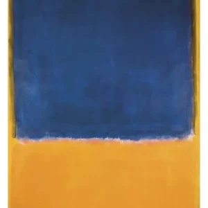Super Prix Kunstdruk Mark Rothko - Untitled, 1950 Blue, Yellow 65.8x101.5cm