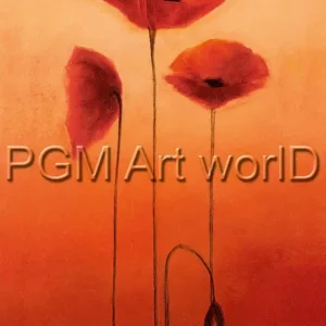 Expédié Aujourd’hui Kunstdruk Erika Heinemann - Poppy Elegance III 21x30cm