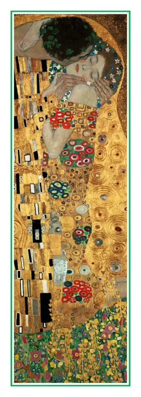 Produit De Marque Kunstdruk Gustav Klimt - The Kiss 25x70cm