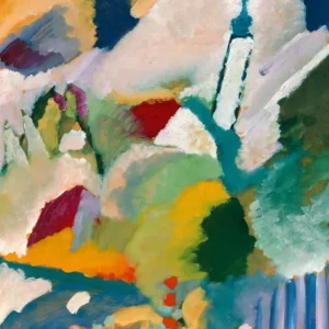 Acheter En Ligne Kunstdruk Wassily Kandinsky - Kirche in Murnau 60x80cm