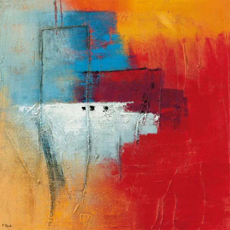 Dernière Chance Kunstdruk Flory Aerts - Evening wind 70x70cm