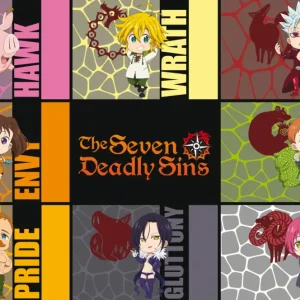 Poster The Seven Deadly Sins - S3 Chibi Sins 91.5x61cm Bon Plan