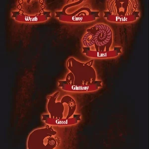 Meilleure Vente Poster The Seven Deadly Sins - 7 Sins 38x52cm