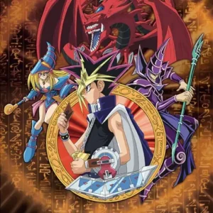 Poster Yu-Gi-Oh! - Yugi Slifer And Magician 61x91,5cm Commander Vite