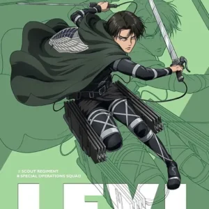 Poster Attack on Titan - Season 4 Levi 38x52cm Certifié