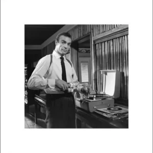 Authentique Kunstdruk James Bond - Vodka Martini 40x40cm