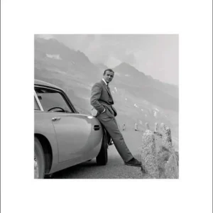 Prix Bas Kunstdruk James Bond - Aston Martin 40x40cm