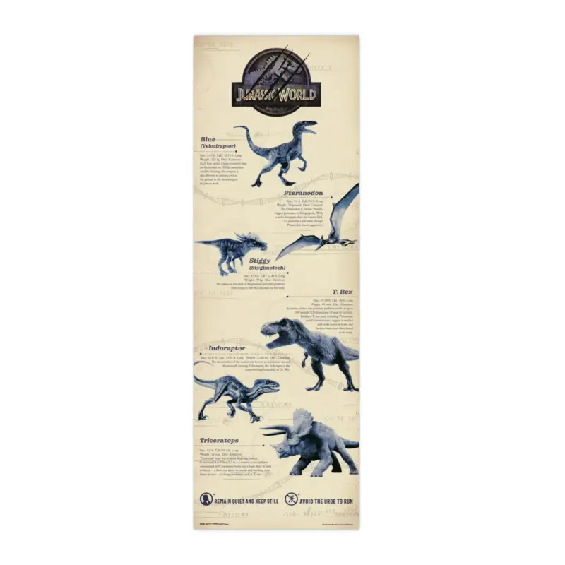 Commander Vite Poster Jurassic World - 53x158cm