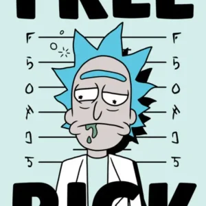 Soldes Poster Rick and Morty - Free Rick 61x91,5cm