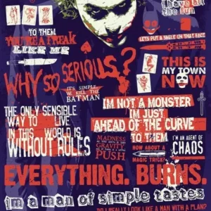 Usine Directe Poster Batman - and Joker 61x91,5cm