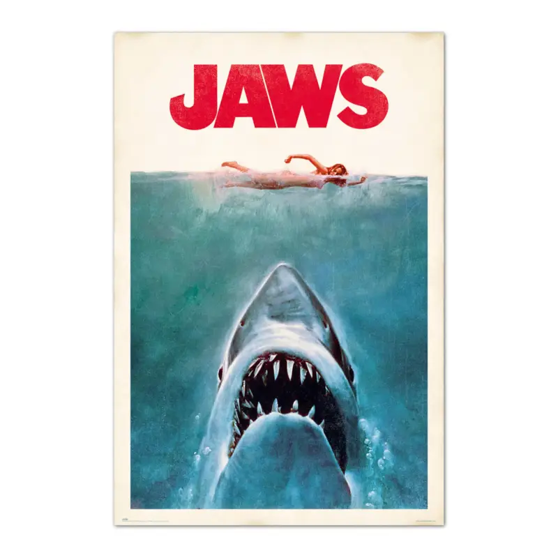 Authentique Poster Jaws 61x91,5cm