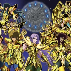 Offre Limitée Poster Saint Seiya Gold Saints nr 1 91,5x61cm
