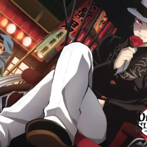 Certifié Poster Demon Slayer - Kibutsuji Muzan 52x38cm