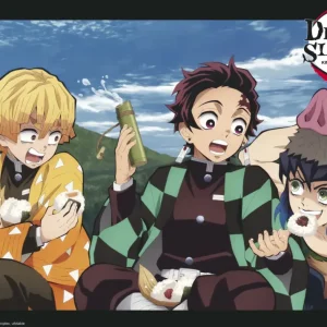 Petit Prix Poster Demon Slayer - Trio 52x38cm