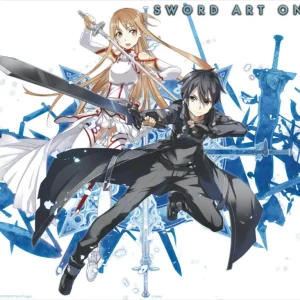 Réduction Poster Sword Art Online - Asuna and Kirito 52x38cm