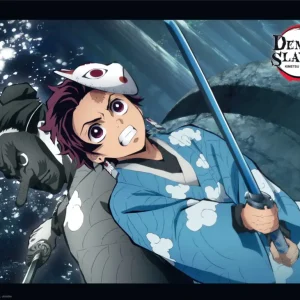 Marque Poster Demon Slayer - Tanjiro and Urokodaki 52x38cm