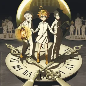 Meilleur Prix Poster The Promised Neverland - Group 38x52cm