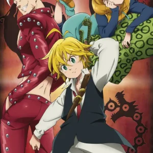 Poster The Seven Deadly Sins - Ban King and Meliodas 38x52cm Livraison Express