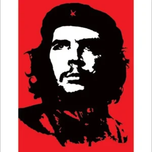 Expédié Aujourd’hui Kunstdruk Che Guevara Red 60x80cm