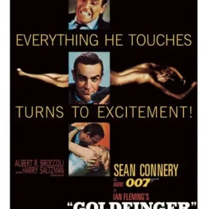 Achat Immédiat Poster James Bond - Goldfinger 61x91,5cm