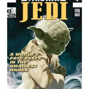 Bon Plan Kunstdruk Star Wars - Yoda Worlds Fate 50x70cm