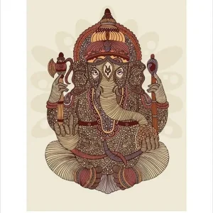Produit De Marque Kunstdruk Valentina Ramos - Ganesha 60x80cm
