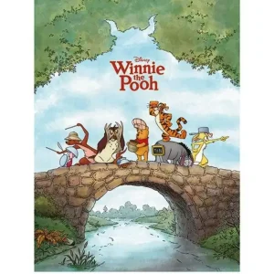 Prix Réduit Kunstdruk Winnie The Pooh 60x80cm